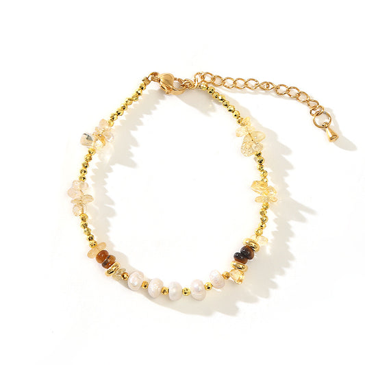 Citrine Baroque Bracelet